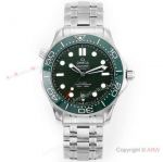 (VS Factory) Swiss AAA Copy Omega Seamaster Diver 300m Green Steel 42mm Watch Calibre 8800